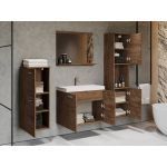 Zestaw mebli łazienkowych - GEMA - Dąb Lefkas