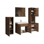 Zestaw mebli łazienkowych - GEMA - Dąb Lefkas