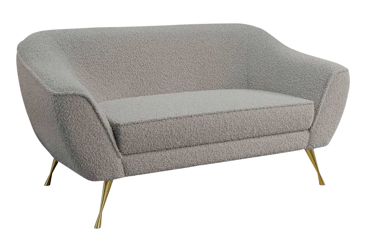 Sofa BUKLI 02 - Letto 85 - szary - OUTLET