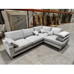 Narożnik LOFTBLACK - Magic Velvet 2239 - jasny szary - OUTLETU