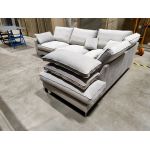 Narożnik LOFTBLACK - Magic Velvet 2239 - jasny szary - OUTLETU