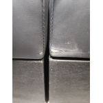 Łóżko kontynentalne LUKA KING 180x200 - Soft 20 -  grafitowa ekoskóra - OUTLETU