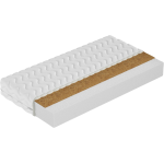 Dwustronny materac piankowy H3/H4 z matą kokosową - ARES 10 90x200