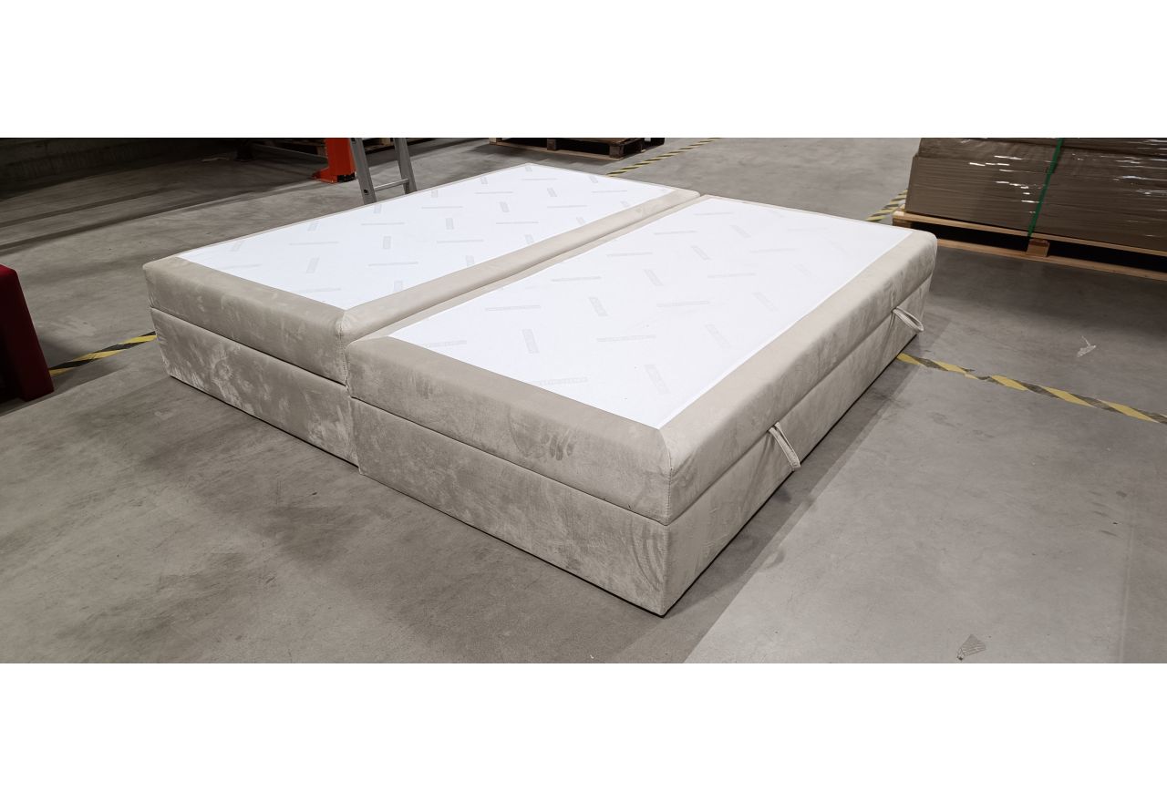 Łóżko kontynentalne GOLD 5 - KING 200x200 - Monolith 02 - beżowy - OUTLETU