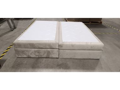 Łóżko kontynentalne GOLD 5 - KING 200x200 - Monolith 02 - beżowy - OUTLETU