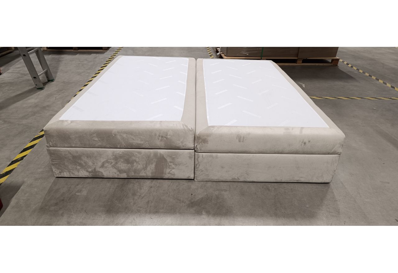 Łóżko kontynentalne GOLD 5 - KING 200x200 - Monolith 02 - beżowy - OUTLETU