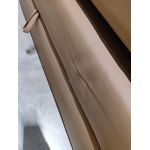 Łóżko kontynentalne GOLD 5 KING 180x200  - SOFT 34 - brązowa ekoskóra - OUTLETU