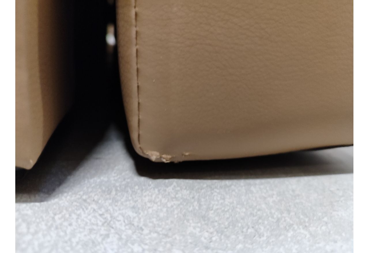 Łóżko kontynentalne GOLD 5 KING 180x200  - SOFT 34 - brązowa ekoskóra - OUTLETU