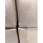 Łóżko kontynentalne GOLD 5 KING 180x200  - SOFT 34 - brązowa ekoskóra - OUTLETU