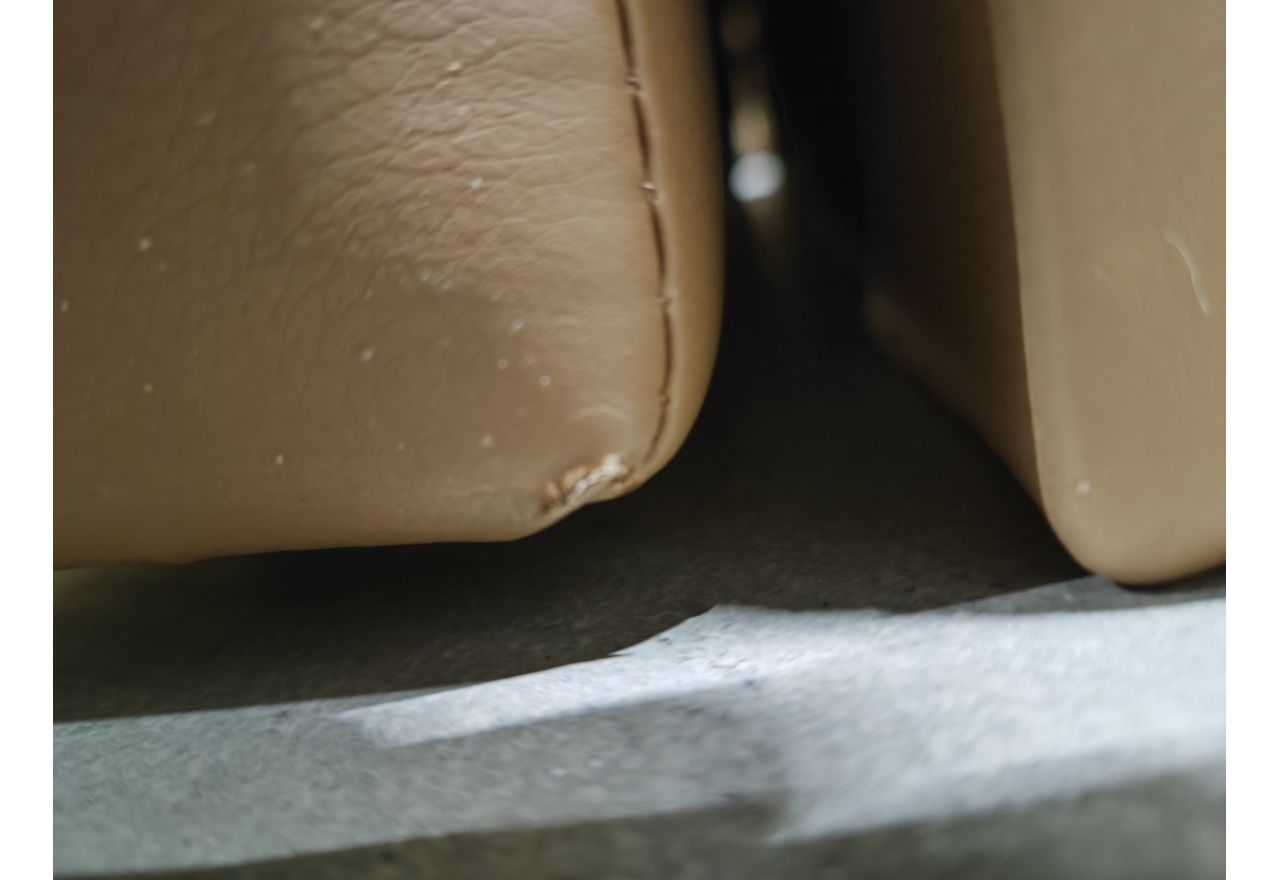 Łóżko kontynentalne GOLD 5 KING 180x200  - SOFT 34 - brązowa ekoskóra - OUTLETU