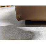 Łóżko kontynentalne GOLD 5 KING 180x200  - SOFT 34 - brązowa ekoskóra - OUTLETU