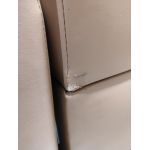 Łóżko kontynentalne GOLD 5 KING 180x200  - SOFT 34 - brązowa ekoskóra - OUTLETU