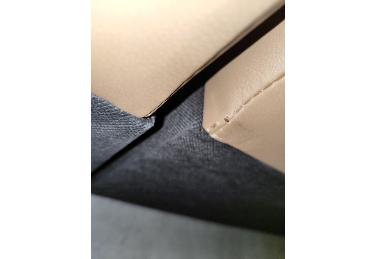 Łóżko kontynentalne GOLD 5 KING 180x200  - SOFT 34 - brązowa ekoskóra - OUTLETU