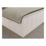 Łóżko kontynentalne TILIANO 180x200 - H4 - beżowy, sztruks