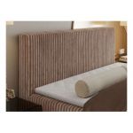 Łóżko kontynentalne TILIANO 180x200 - H3 - brązowy, sztruks