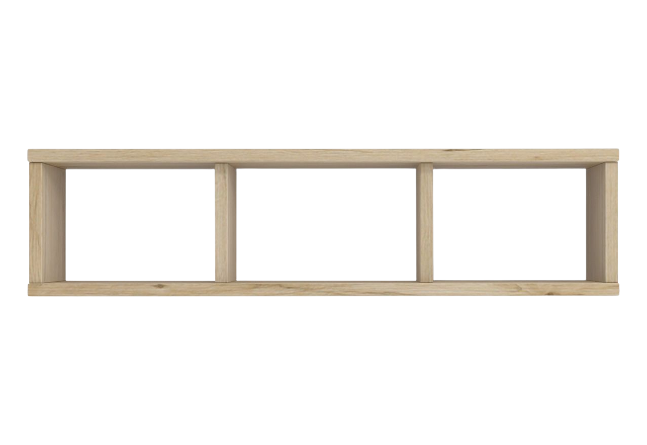Modna stylowa półka ścienna 80 cm do sypialni i salonu - LINK Dąb Sonoma