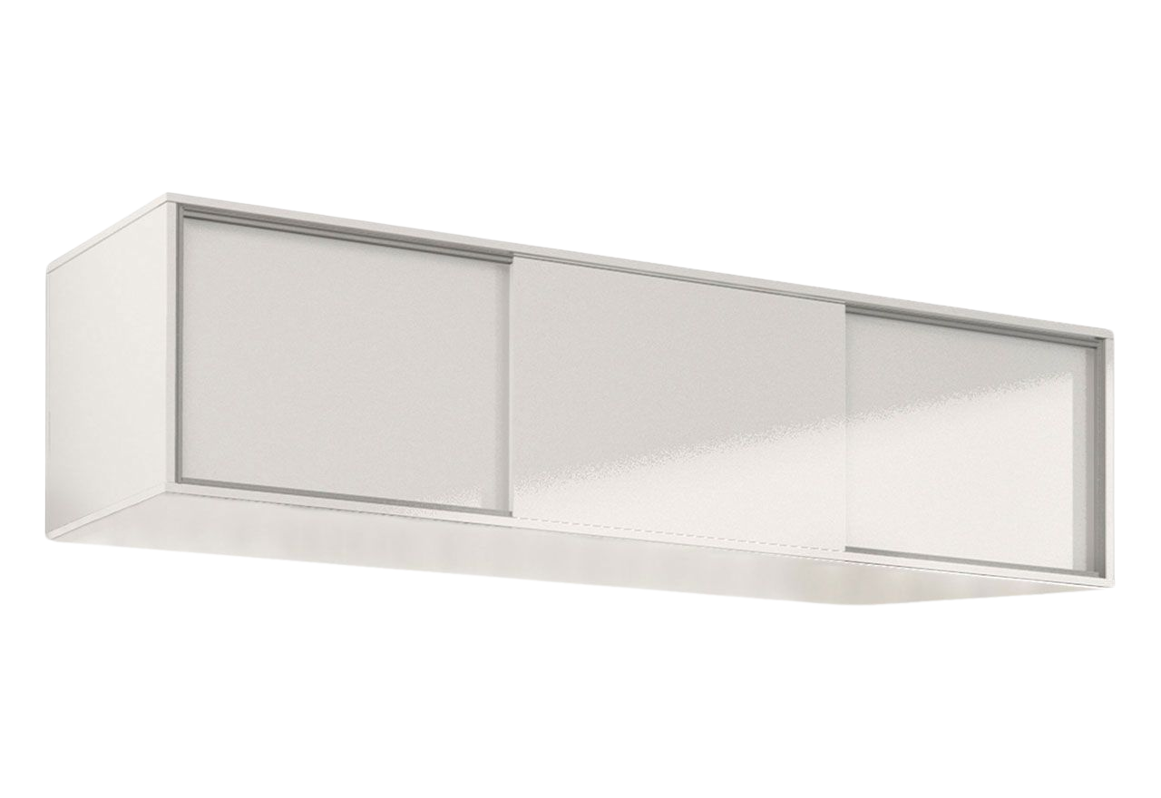 Pojemna nadstawka do szafy 180 cm w nowoczesnym stylu - MERU Biały