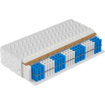Dwustronny materac kieszeniowy H3/H4 z podwójnymi sprężynami i kokosem - KOKO SUPERKING 120x200