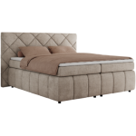 Łóżko kontynentalne RITA 180x200 - H4 - beżowy, struktura