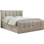 Łóżko kontynentalne PREMIUM 11 KING 180x200 - H3 - beżowy, struktura
