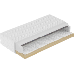 Materac sprężynowy bonell H3 na drewnianym stelażu - HELVETIA 180x200