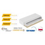 Materac sprężynowy bonell H3 na drewnianym stelażu - HELVETIA 180x200