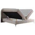 Łóżko kontynentalne EIRA 200x200 - H3 - beżowy, struktura