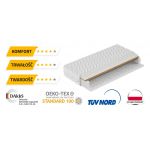 Dwustronny materac sprężynowy bonell H3/H4 z matą kokosową - PRESTO 100x200