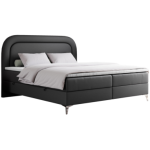 Łóżko kontynentalne EIRA 180x200 - H3 - ciemnoszary, ekoskóra