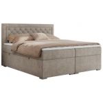 Łóżko kontynentalne JASIR 120x200 - H3 - beżowy, struktura