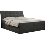 Łóżko kontynentalne DIEGOS 180x200 - H3 - ciemnoszary, struktura