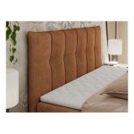 Łóżko kontynentalne PREMIUM 10 180x200 - H3 - pomarańczowy, struktura