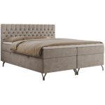 Łóżko kontynentalne GRIMALDI 200x200 - H4 - beżowy, struktura