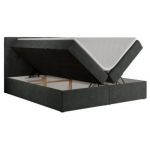 Łóżko kontynentalne CENTOS 120x200 - H3 - ciemnoszary, struktura