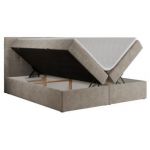 Łóżko kontynentalne CENTOS 120x200 - H4 - beżowy, struktura