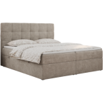 Łóżko kontynentalne ERNI 160x200 - H3 - beżowy, struktura