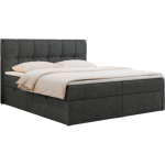 Łóżko kontynentalne RICO 120x200 - H3 - ciemnoszary, struktura