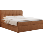 Łóżko kontynentalne RICO 180x200 - H3 - pomarańczowy, struktura