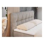 Łóżko kontynentalne RICO 120x200 - H3 - beżowy, struktura