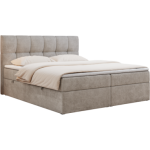 Łóżko kontynentalne RICO 160x200 - H3 - beżowy, struktura