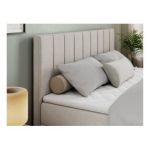 Łóżko kontynentalne ALLY 200x200 - H4 - beżowy, struktura