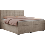 Łóżko kontynentalne CARMEN 180x200 - H4 - beżowy, struktura