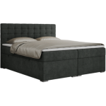 Łóżko kontynentalne SUSAN 180x200 - H3 - ciemnoszary, struktura