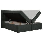 Łóżko kontynentalne SUSAN 180x200 - H3 - ciemnoszary, struktura