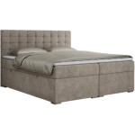 Łóżko kontynentalne SUSAN 120x200 - H4 - beżowy, struktura