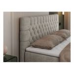 Łóżko kontynentalne PERA 180x200 - H3 - beżowy, struktura