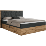 Łóżko kontynentalne NESSI 180x200 - H3 - ciemnoszary, struktura