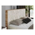 Łóżko kontynentalne NESSI 120x200 - H3 - beżowy, welwet