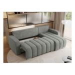 Narożnik KIRASSO L - uniwersalny - szary, struktura