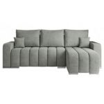 Narożnik KIRASSO L - uniwersalny - szary, struktura